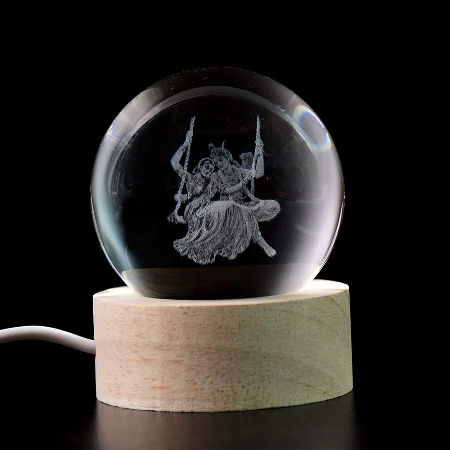 3d Crystal Ball Lamps For Bedroom 3d Lamps For Home Decoration 3d Crystal Ball Night Light Gifts For Women Gifts For Men Room Decor Items For Bedroom For Friend And Family(1 Pc)
