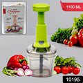 2in1 Press Vegetable Choppers For Kitchen (1100 Ml)